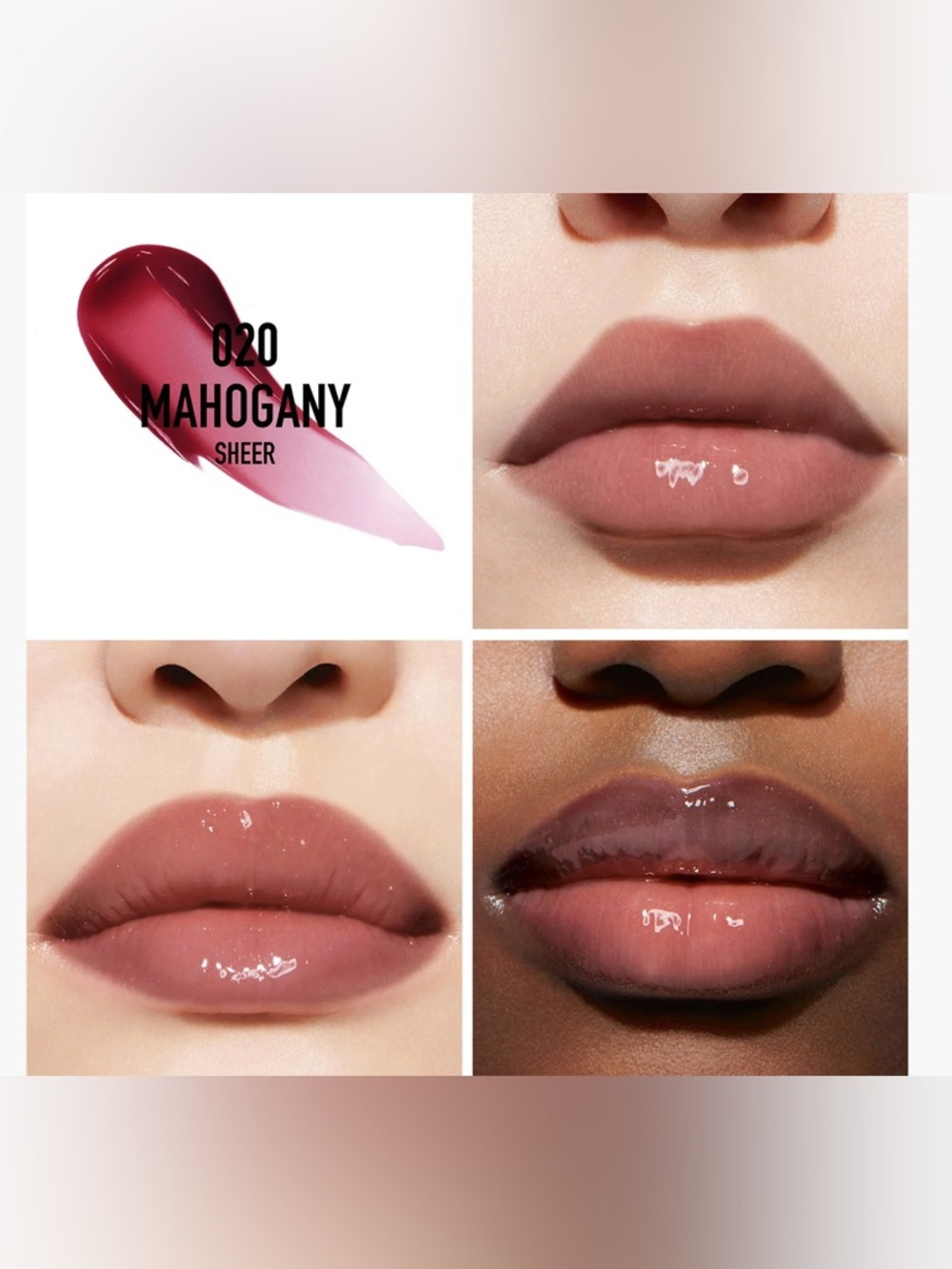 NIB Dior Addict Lip Maximizer in 020 Mahogany Full Size